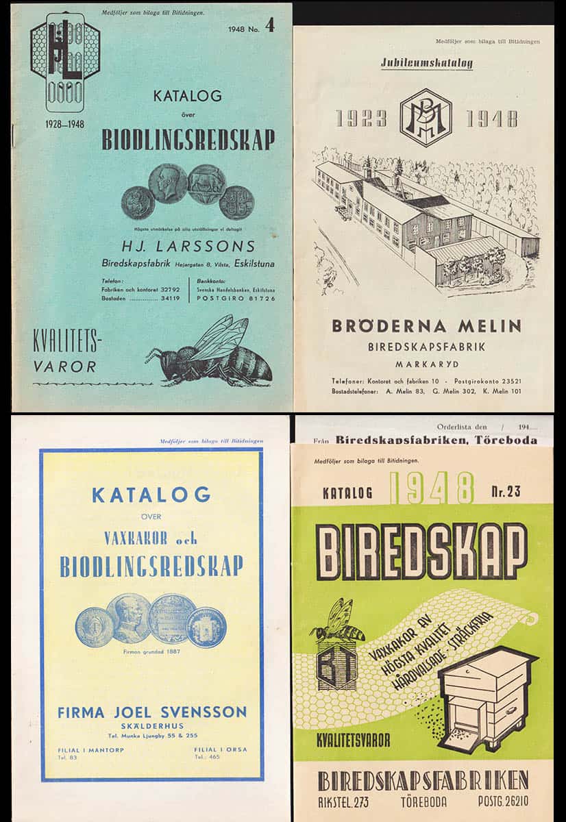 Bitidningen Januari 1946 - februari 1951 (57 häften + 5 priskuranter)