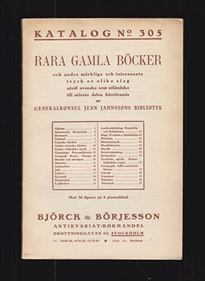 Björck & Börjesson Katalog 305