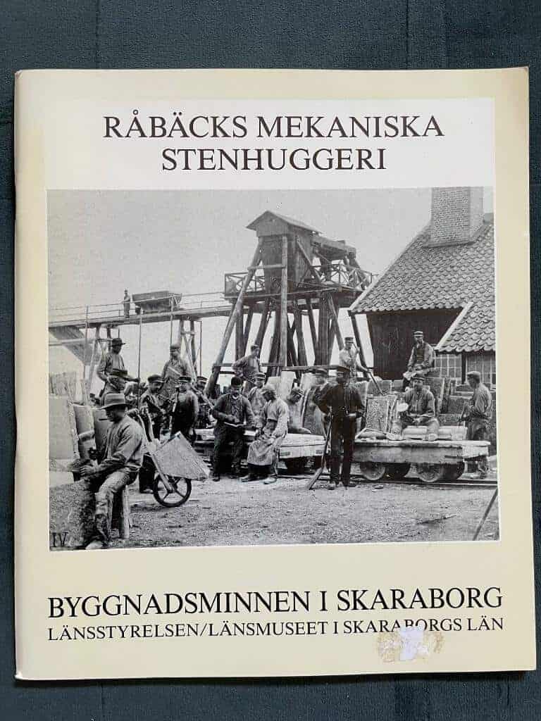 Björkman, Eva, 1951-, antikvarie ; Julihn, Eric : Råbäcks mekaniska stenhuggeri