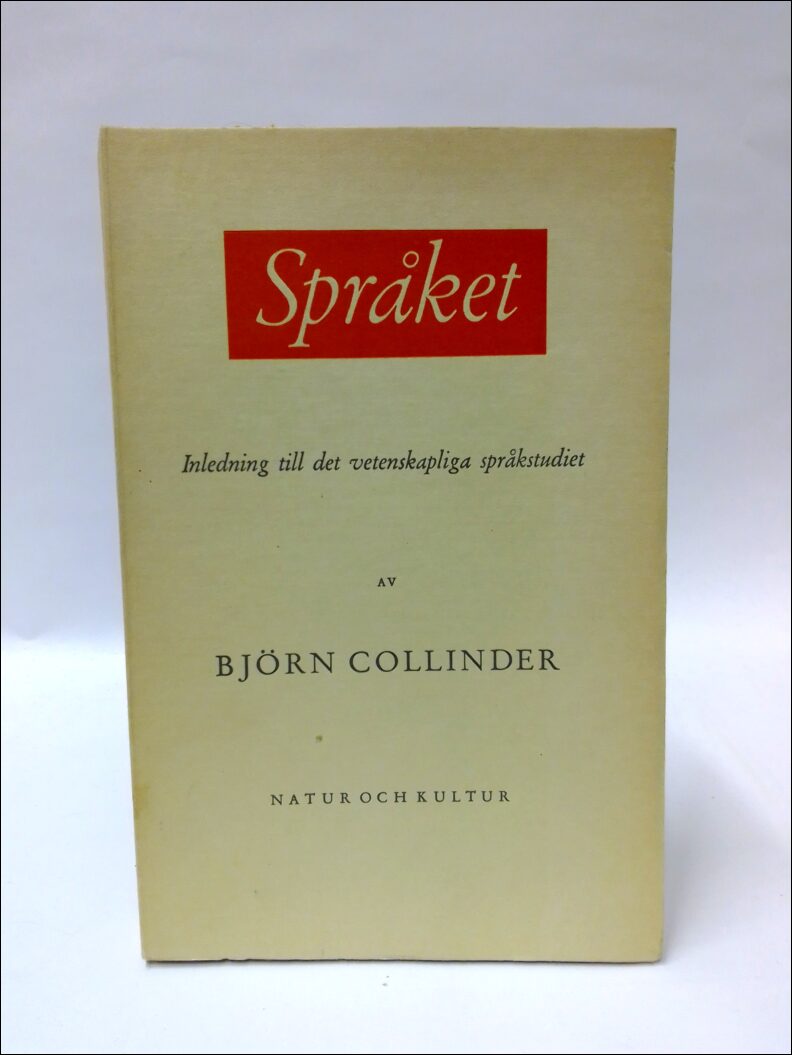 Björn Collinder : Språket