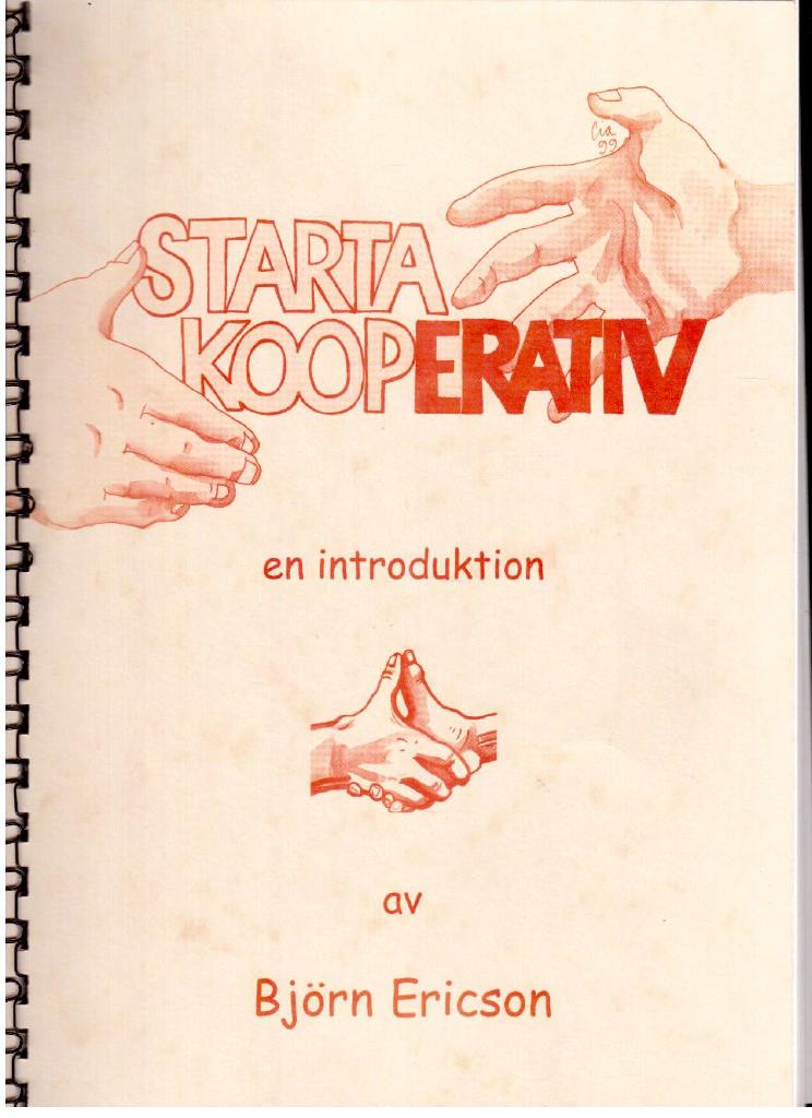 Björn Ericson : Starta kooperativ. En introduktion