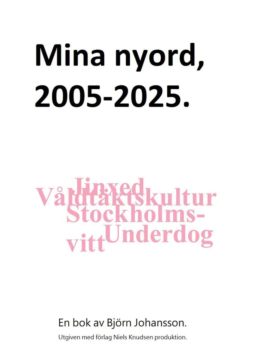 Björn Johansson : Mina nyord : 2005-2025
