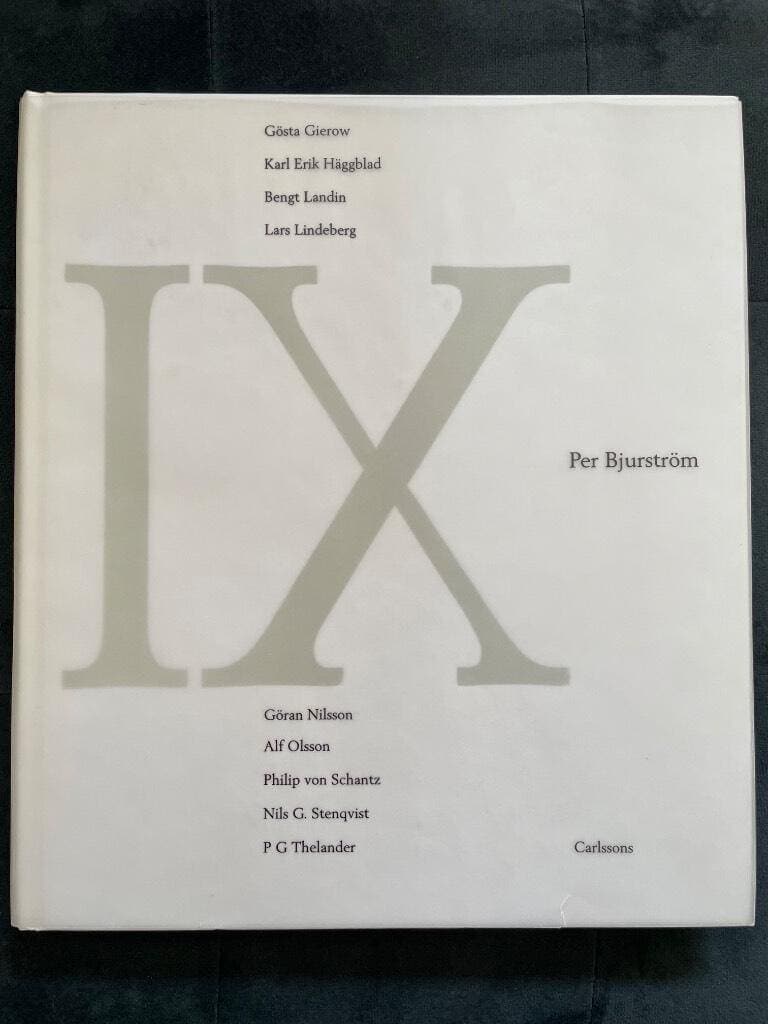Bjurström, Per ; Dahlskog, Hans T. : IX