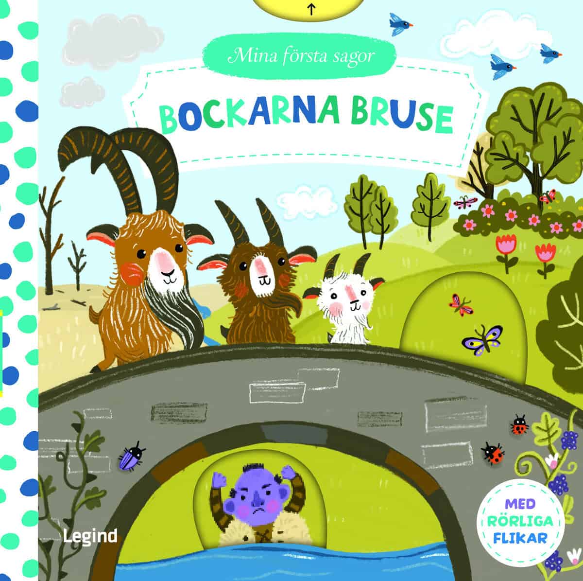 Bockarna Bruse - med rörliga flikar