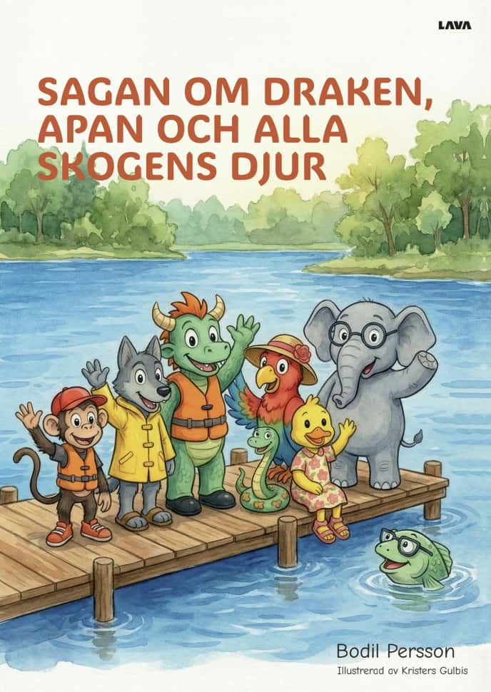 Bodil Persson : Sagan om draken, apan och alla skogens djur