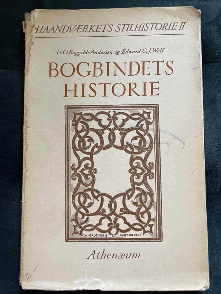 Bøggild-Andersen, H.O. ; Wolf, Edward C.J. : Bogbindets historie