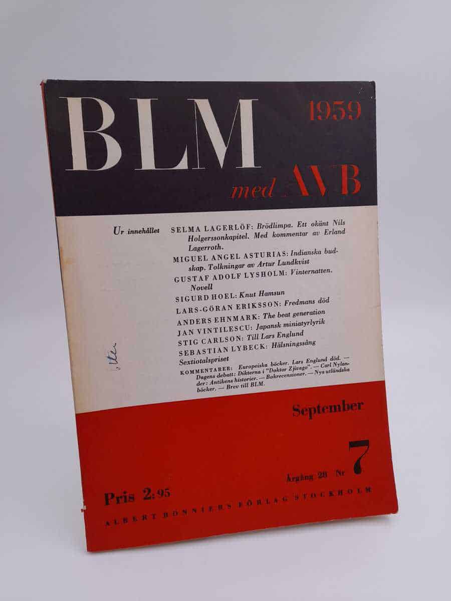 Bonniers litterära magasin : 1959/7