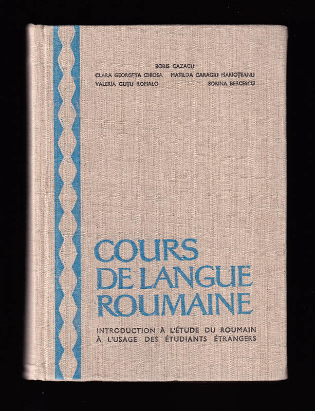 Boris Cazacu : Cours de langue roumaine