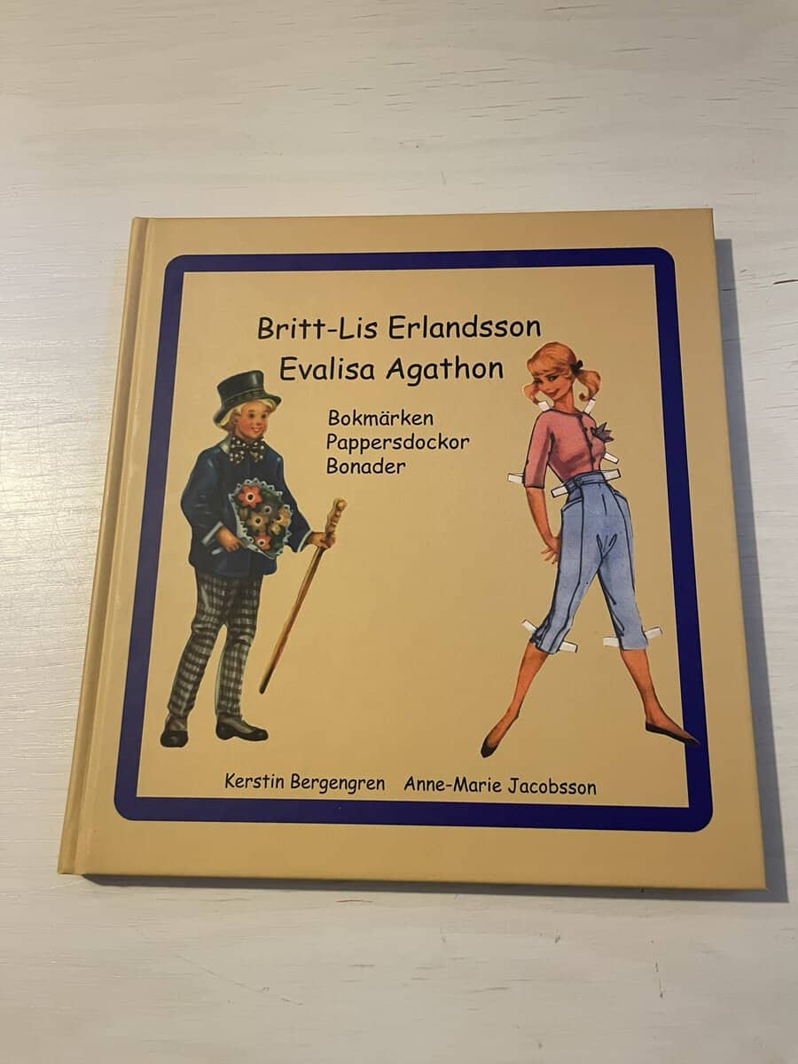 Britt-Lis Erlandsson-Seldinger : Bokmärken, pappersdockor, bonader