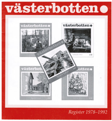 Britta M. Lundgren : Västerbotten. Register 1978-1992