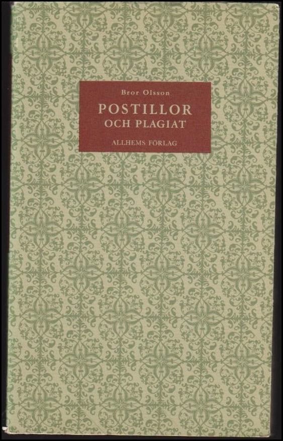 Bror Olsson : Postillor och plagiat