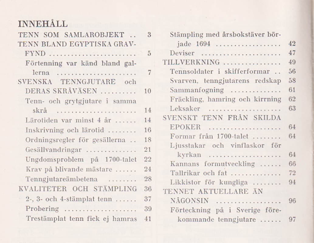 Bror Oscar Santesson : Gammalt tenn