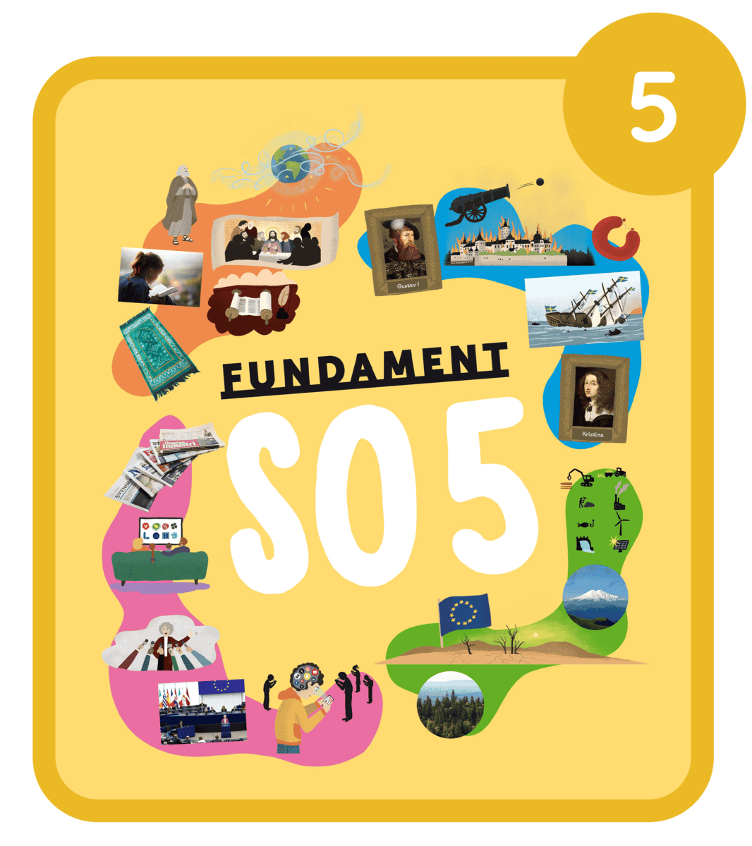 Bruér, Mikael ; Hemberg, Tiina ; Sandblom, Morgan ; Wiklund, Ingemar : Fundament SO 5 Digitalt paket 12 mån, lärare + elev