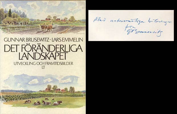 Brusewitz, Gunnar (1924-2004) ; Emmelin, Lars : Det föränderliga landskapet