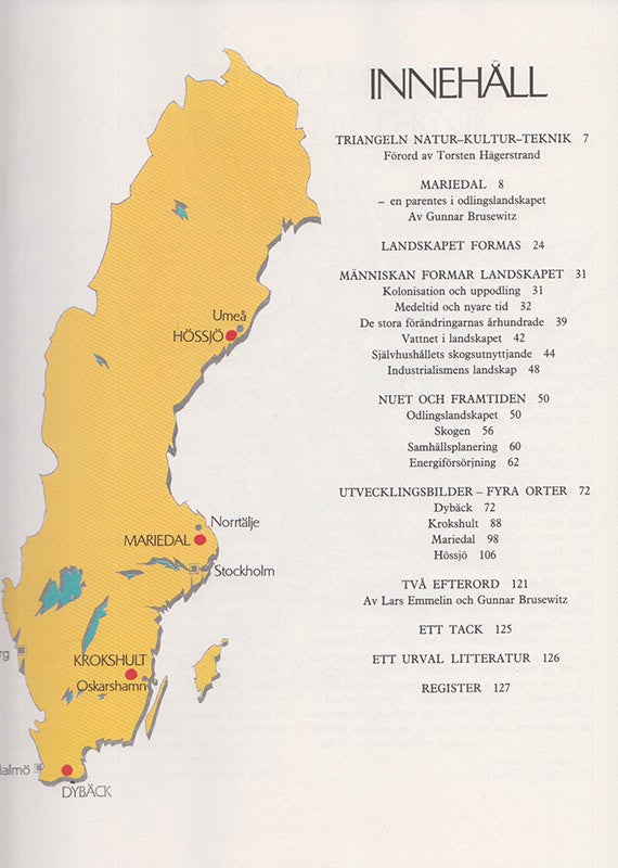 Brusewitz, Gunnar (1924-2004) ; Emmelin, Lars : Det föränderliga landskapet. Utveckling och framtidsbilder