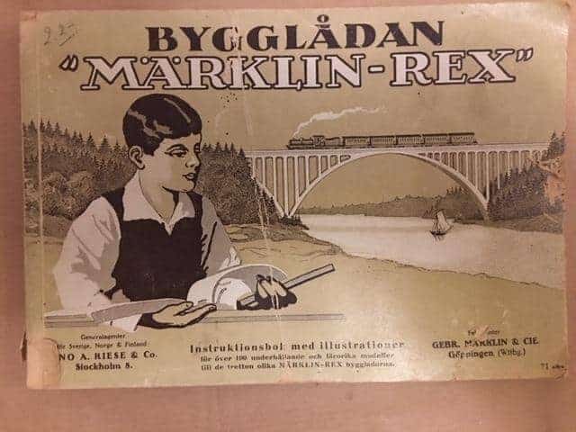 Bygglådan Märklin-Rex Instruktionsbok