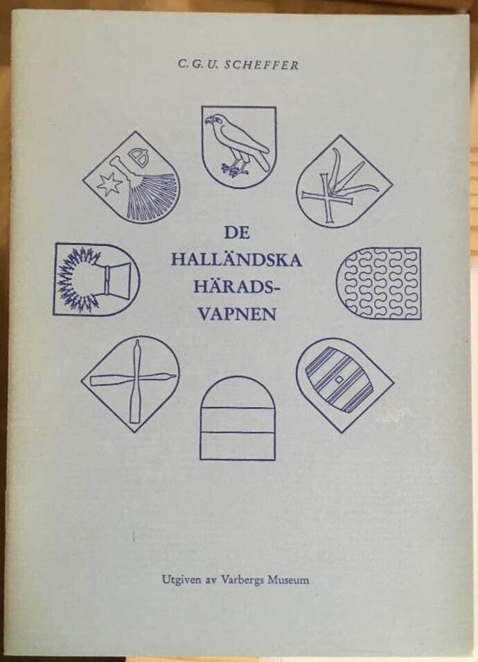 C G U Scheffer : De halländska häradsvapnen