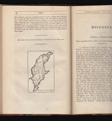 C. J. Bergman : Gotlands geografi och historia