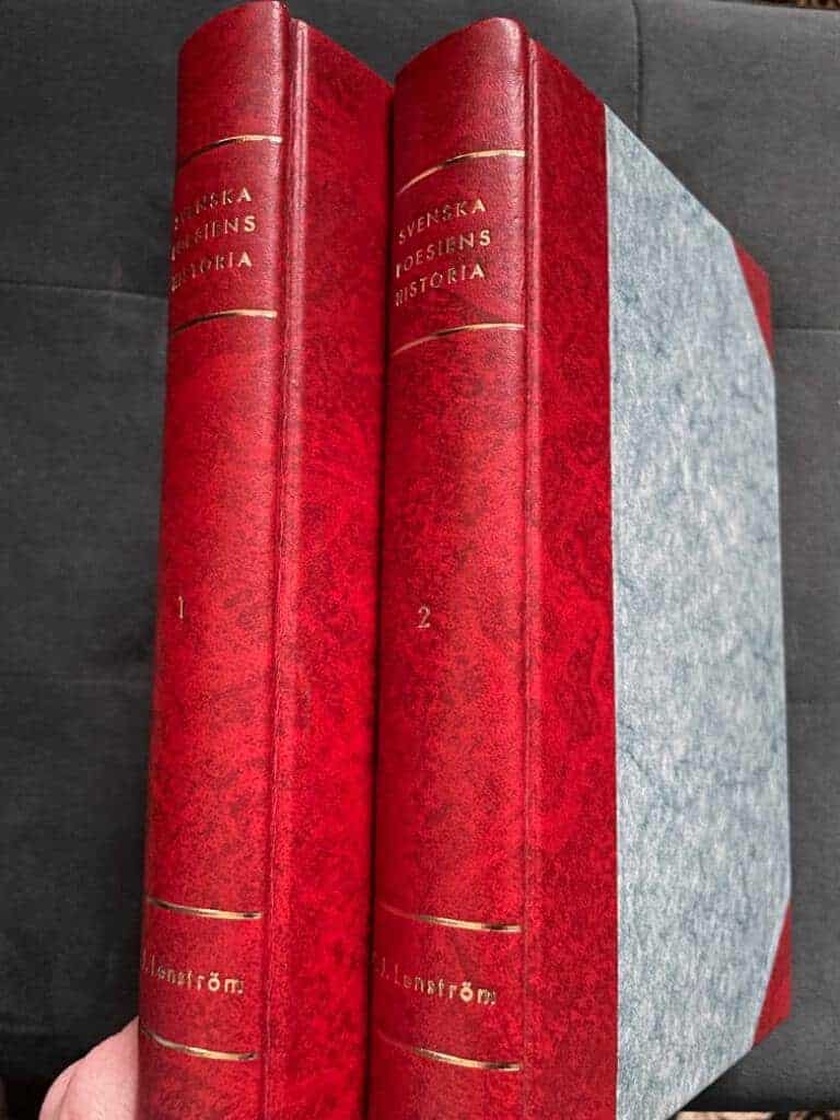 C. J. Lenström : Svenska poesiens historia 1-2. 1. Från äldsta tider till 1809. 2. Ifrån 1809 till 1839.