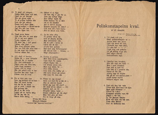 C Smitt : Poliskonstapelns kval. Af C. Smitt