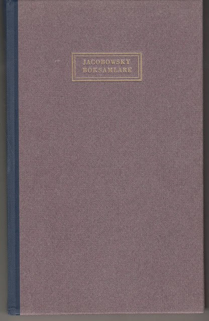 C VILH. JACOBOWSKY : Boksamlare