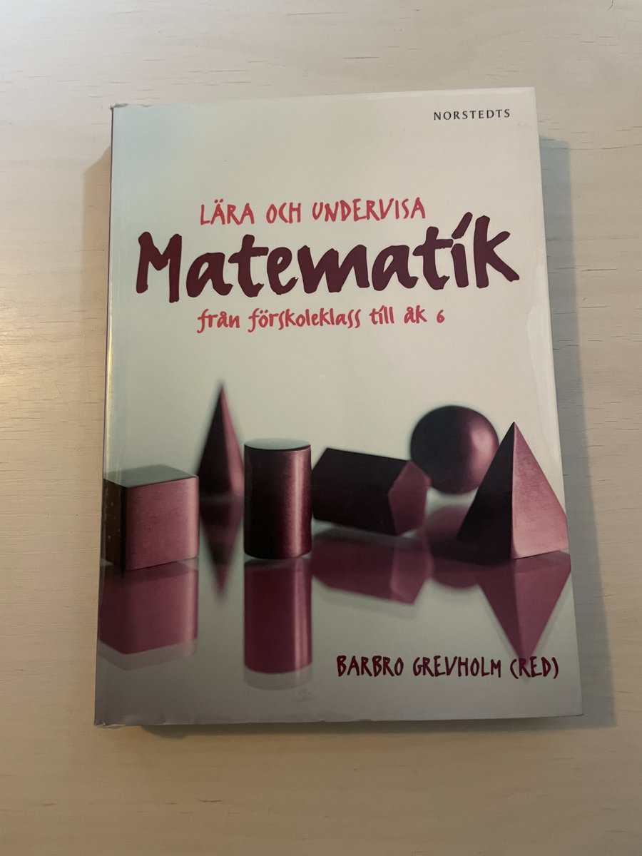 Camilla Björklund : Lära och undervisa matematik