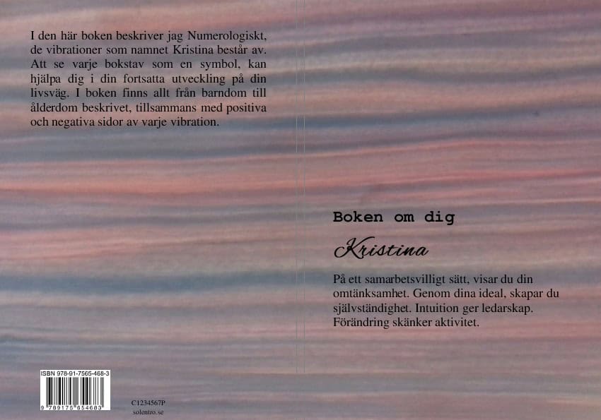 Carina Skoglund : Boken om dig Kristina