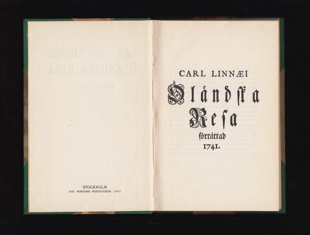 Carl Forsstrand : Carl von Linnés Öländska resa förrättad 1741