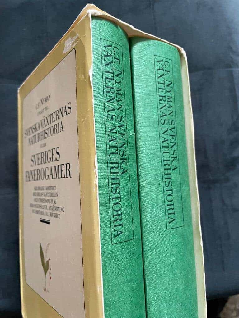 Carl Fredrik Nyman : Utkast till svenska växternas naturhistoria eller Sveriges fanerogamer skildrade i korthet med deras växtställen och utbredning m.m., deras egenskaper, användning och historia i allmänhet