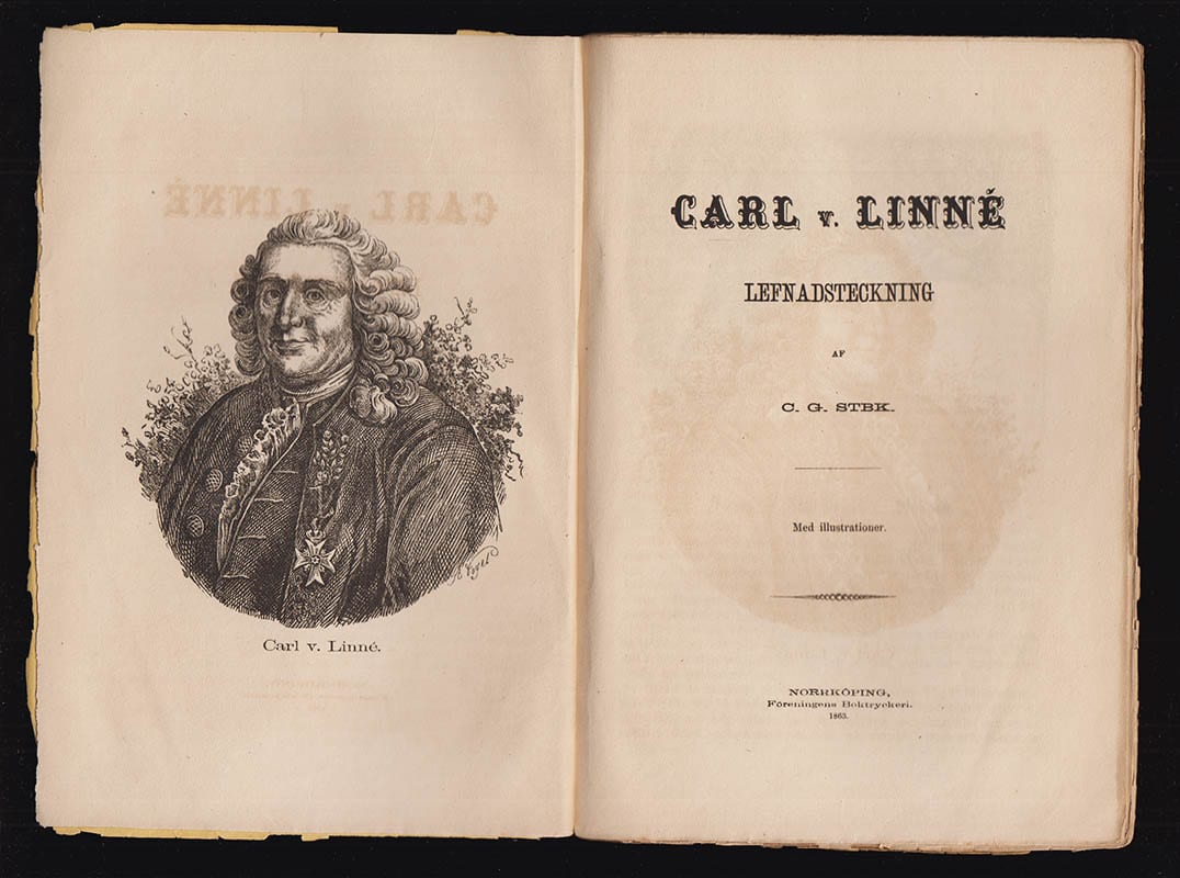 Carl Georg Starbäck : Carl v. Linné. Lefnadsteckning af C. G. Stbk. Med illustrationer