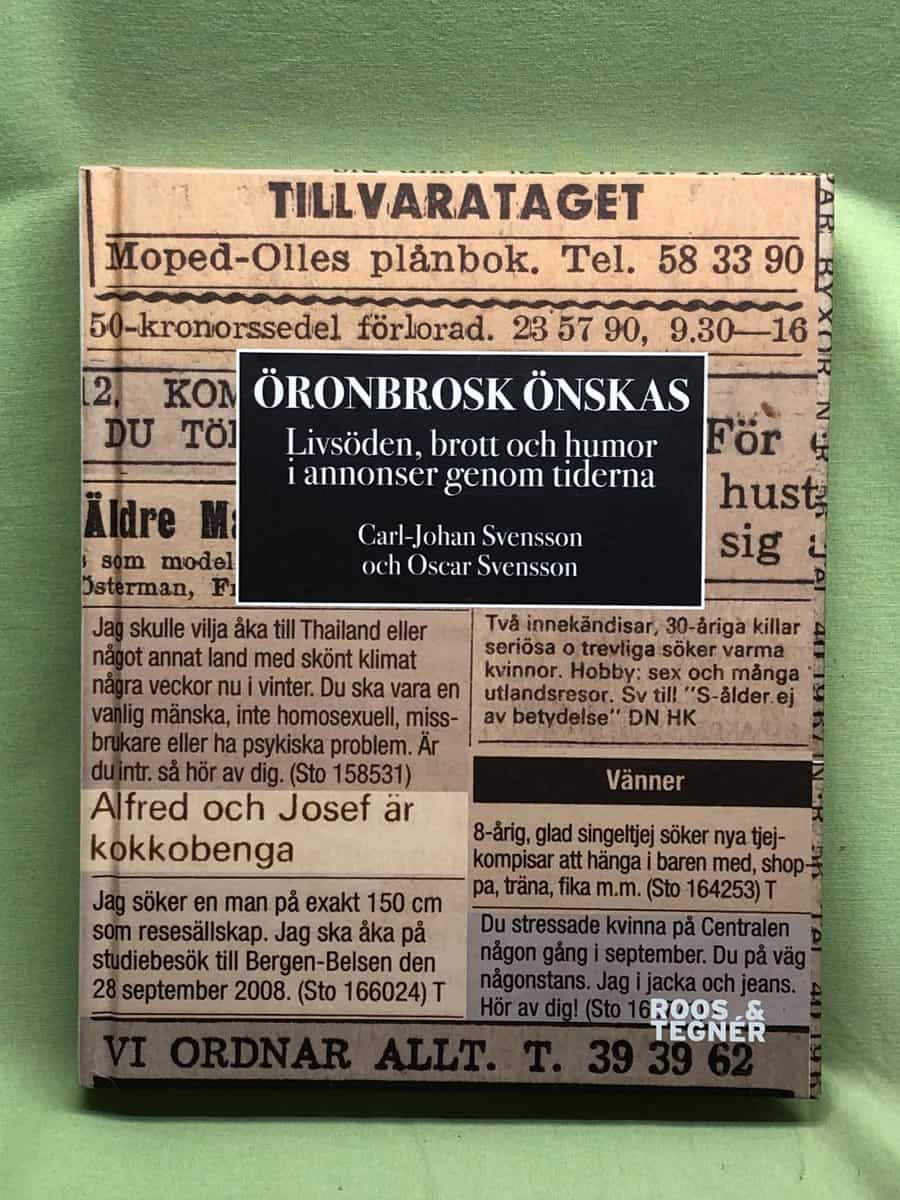 Carl-Johan Svensson : Öronbrosk önskas