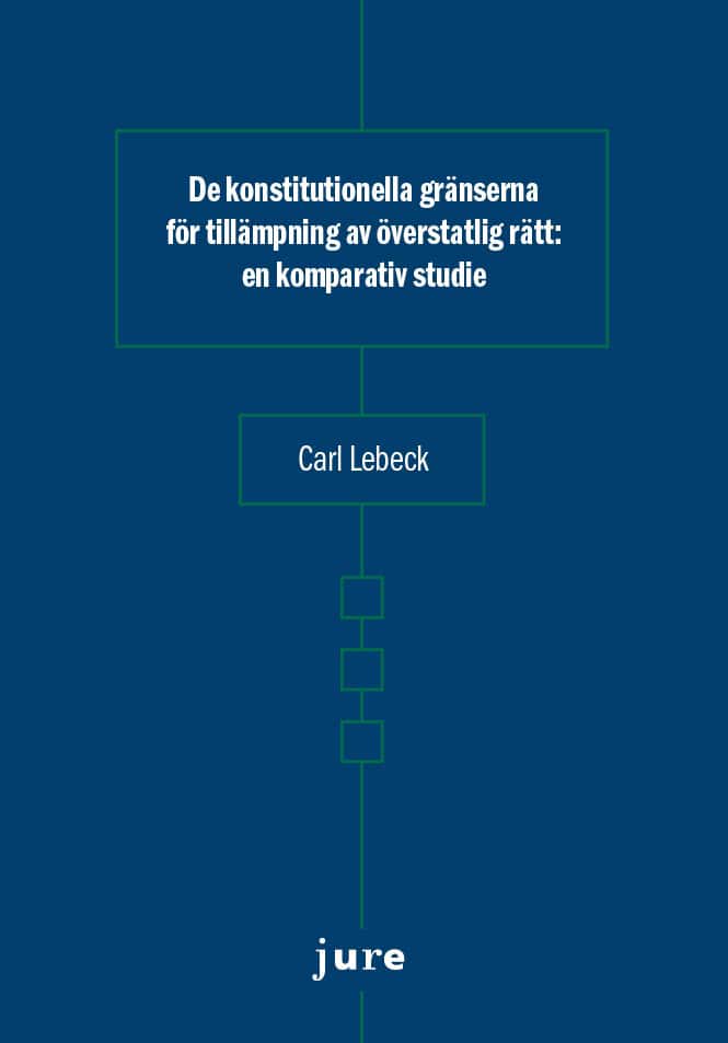 Carl Lebeck : De konstitutionella gränserna för tillämpning av överstatlig rätt – en komparativ studie