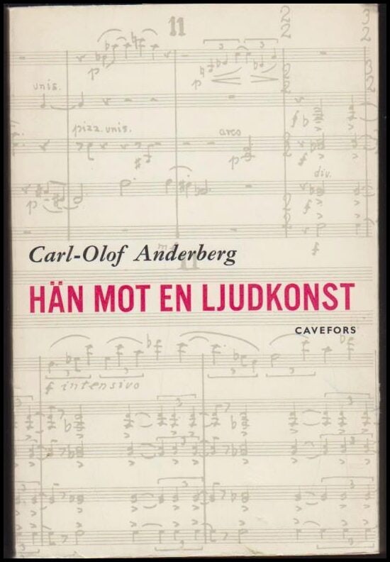 Carl-Olof Anderberg : Hän mot en ljudkonst