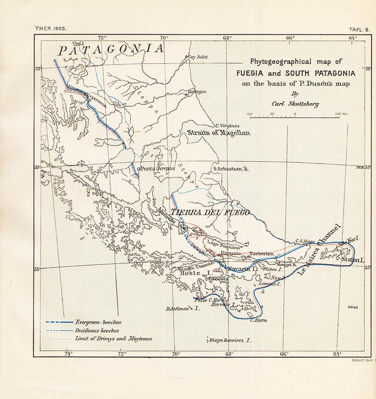 Carl Skottsberg : Some remarks upon the geographical distribution of vegetation in the colder Southern Hemisphere