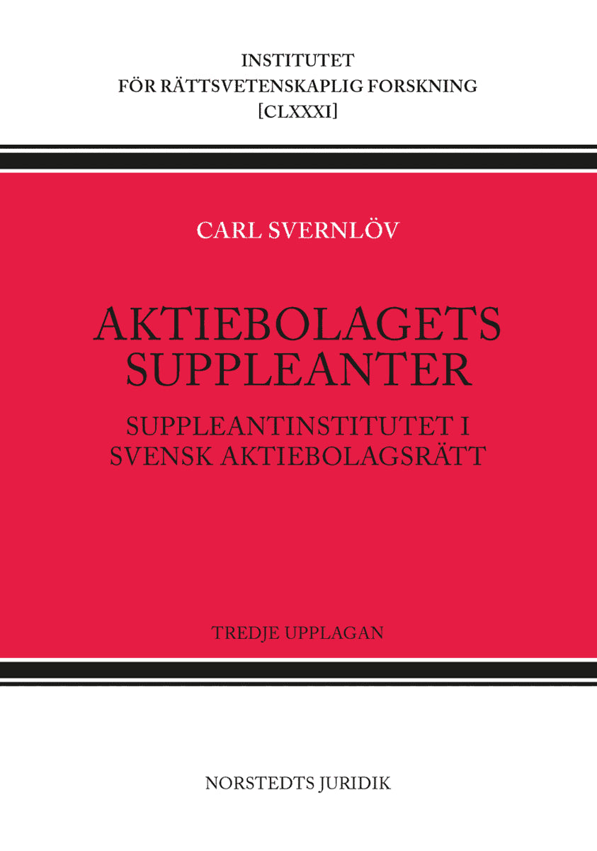 Carl Svernlöv : Aktiebolagets suppleanter