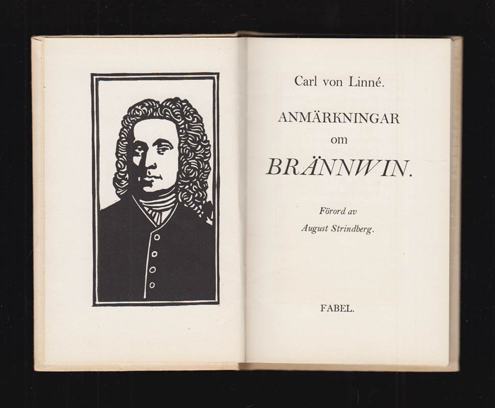 Carl von Linné : Amärkningar om brännvin