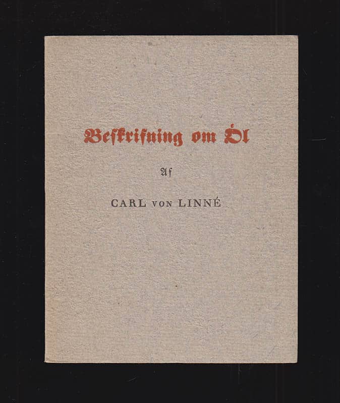 Carl von Linné : Beskrifning om öl