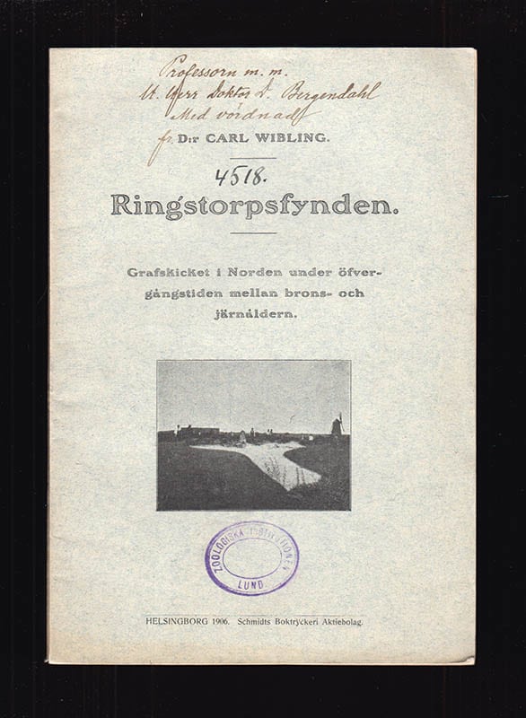 Carl Wibling : Ringstorpsfynden