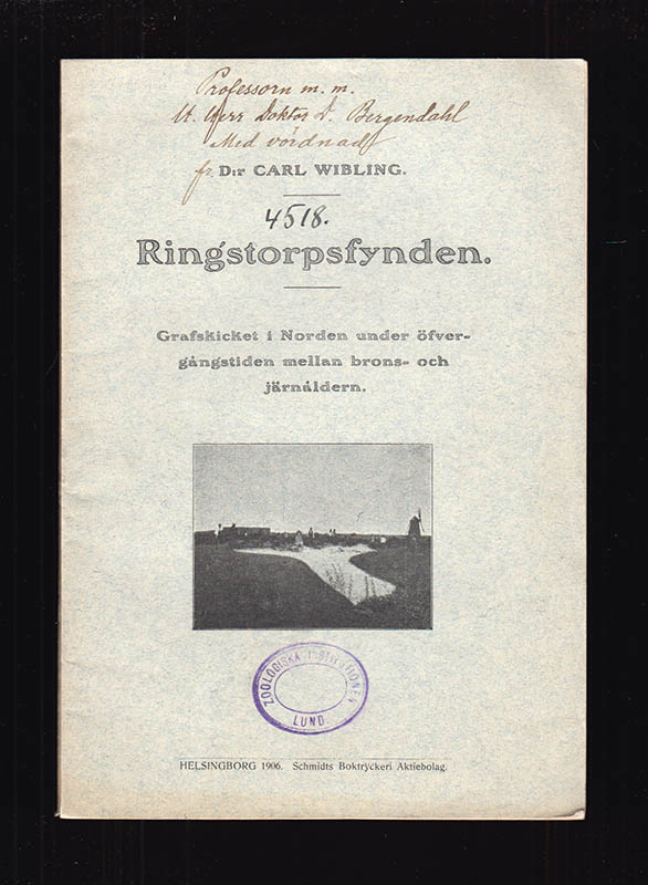 Carl Wibling : Ringstorpsfynden