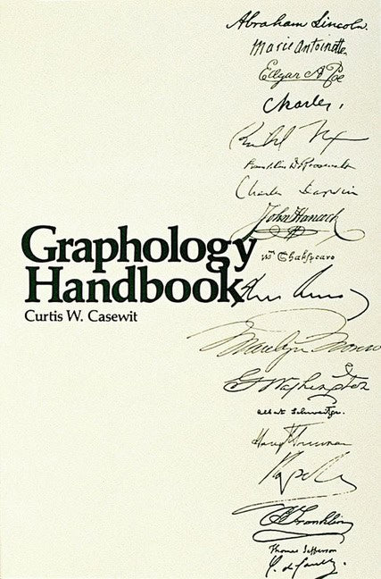 Casewit Curtis : Graphology Handbook