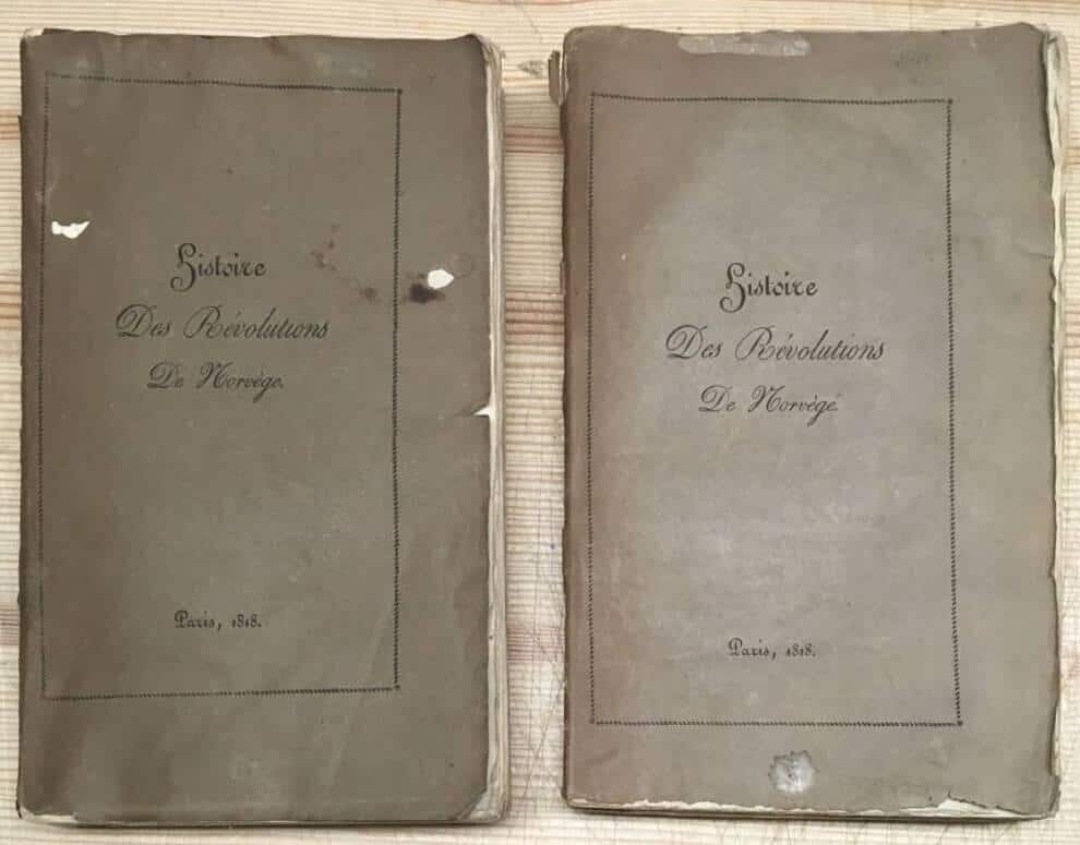 CATTEAU-CALLEVILLE : Histoire des révolutions de Norvège, suivie du tableau de l'état actuel de ce pays, et de ses rapports avec la Suède.I-II