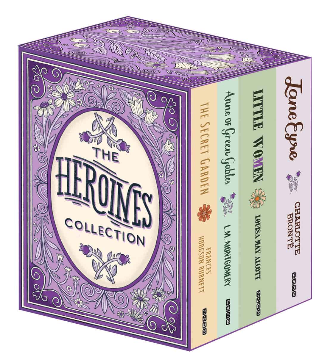 Charlotte Brontë : The Heroines Collection (4 Book Set in Slipcase)