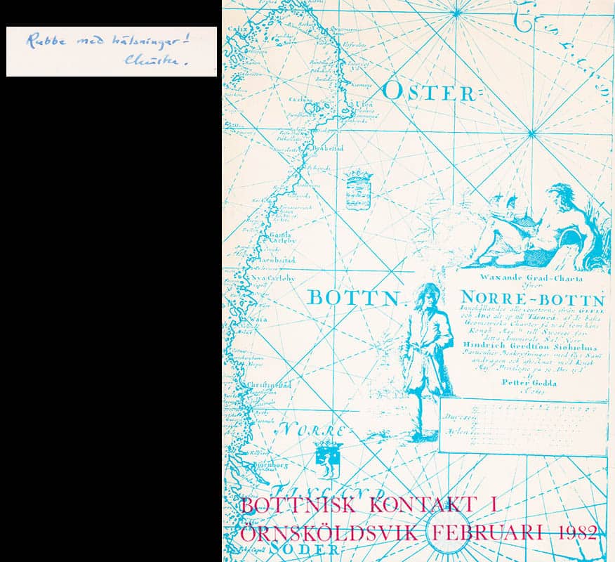 Christer Westerdahl : Bottnisk kontakt. I. Föredrag vid Marinhistorisk konferens Örnsköldsviks museum 12-14 februari 1982