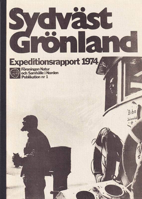 Christer Westerdahl : Sydvästgrönland. Expeditionsrapport 1974