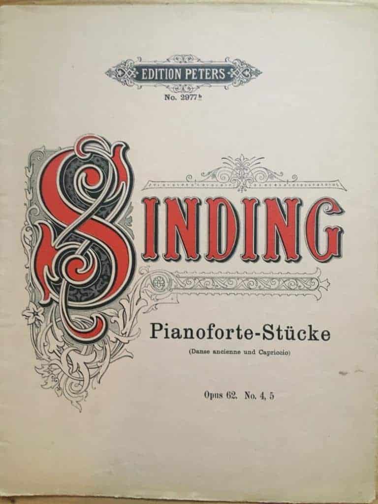 Christian Sinding : Pianoforte-Stucke Op. 62 No. 4, 5