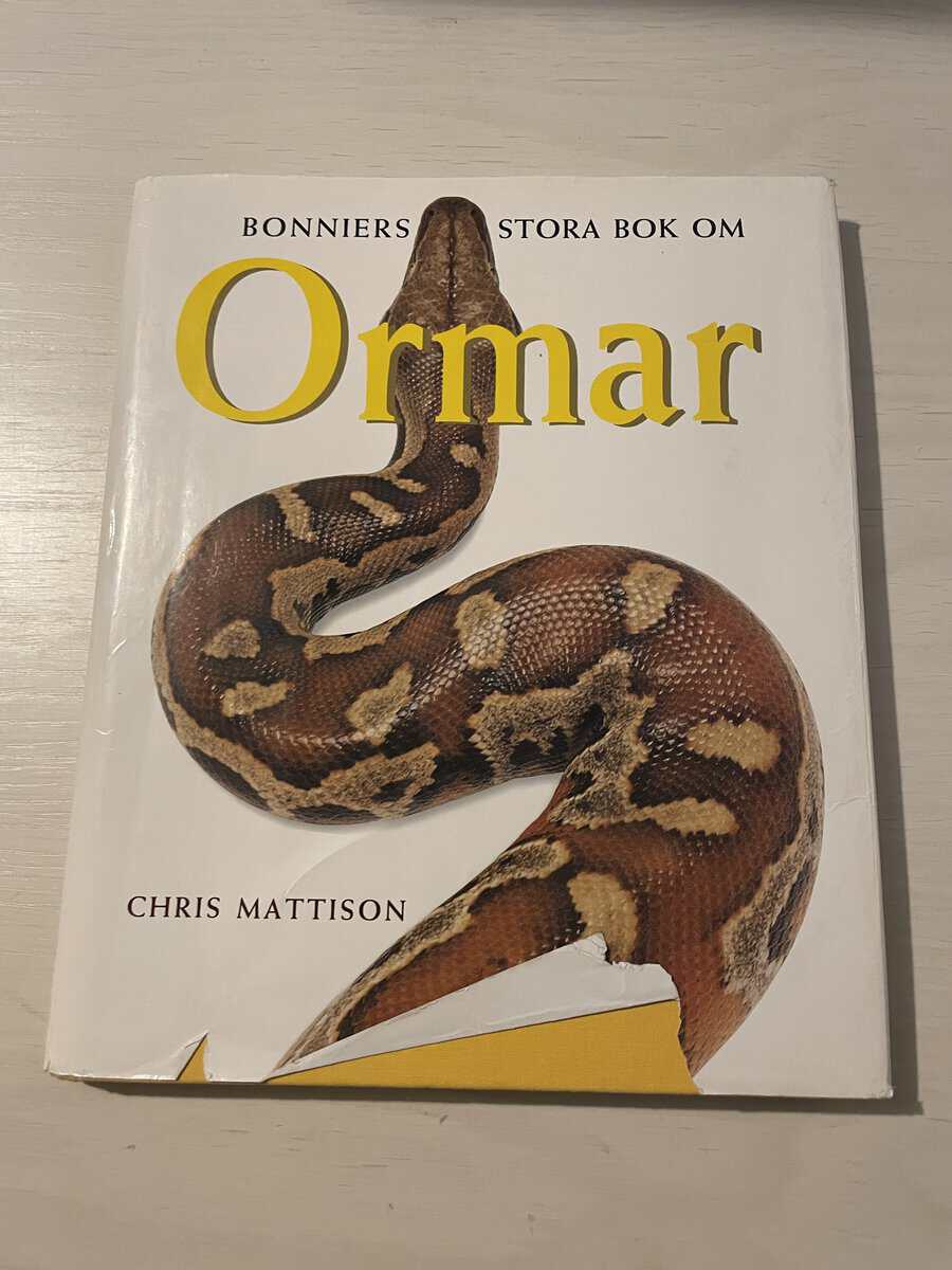 Christopher Mattison : Bonniers stora bok om ormar
