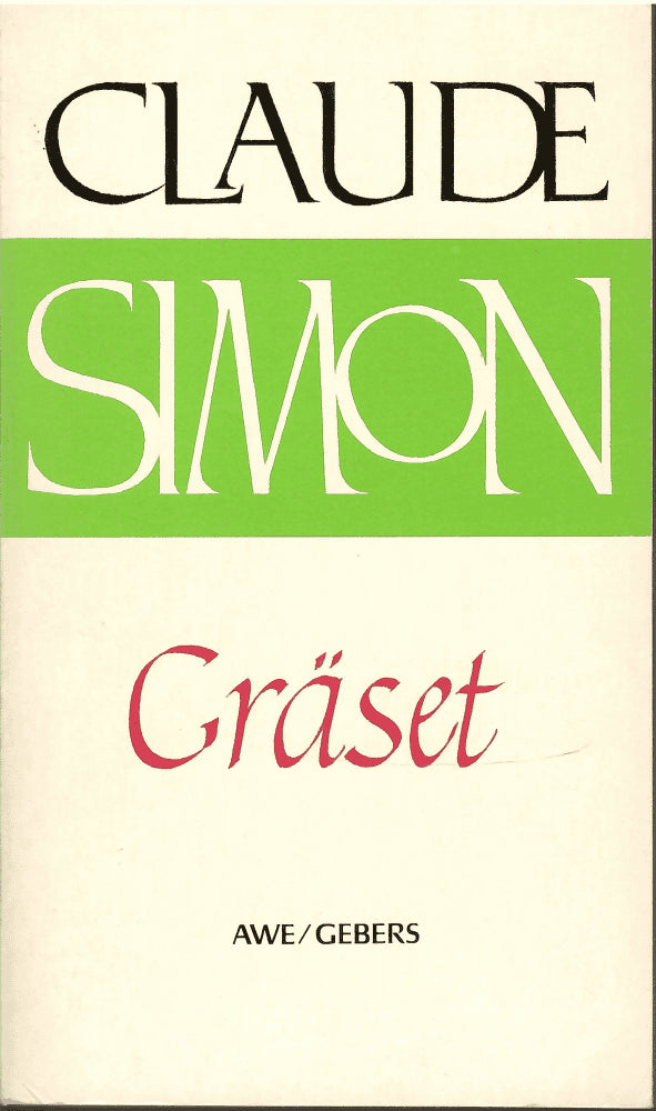 Claude Simon : Gräset