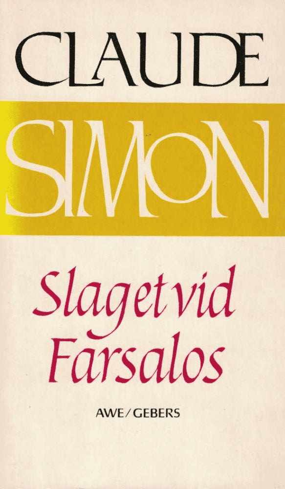 Claude Simon : Slaget vid Farsalos
