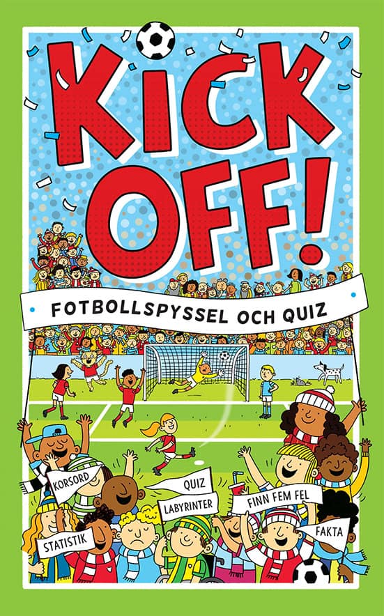 Clive Gifford : Kickoff! : fotbollspyssel och quiz