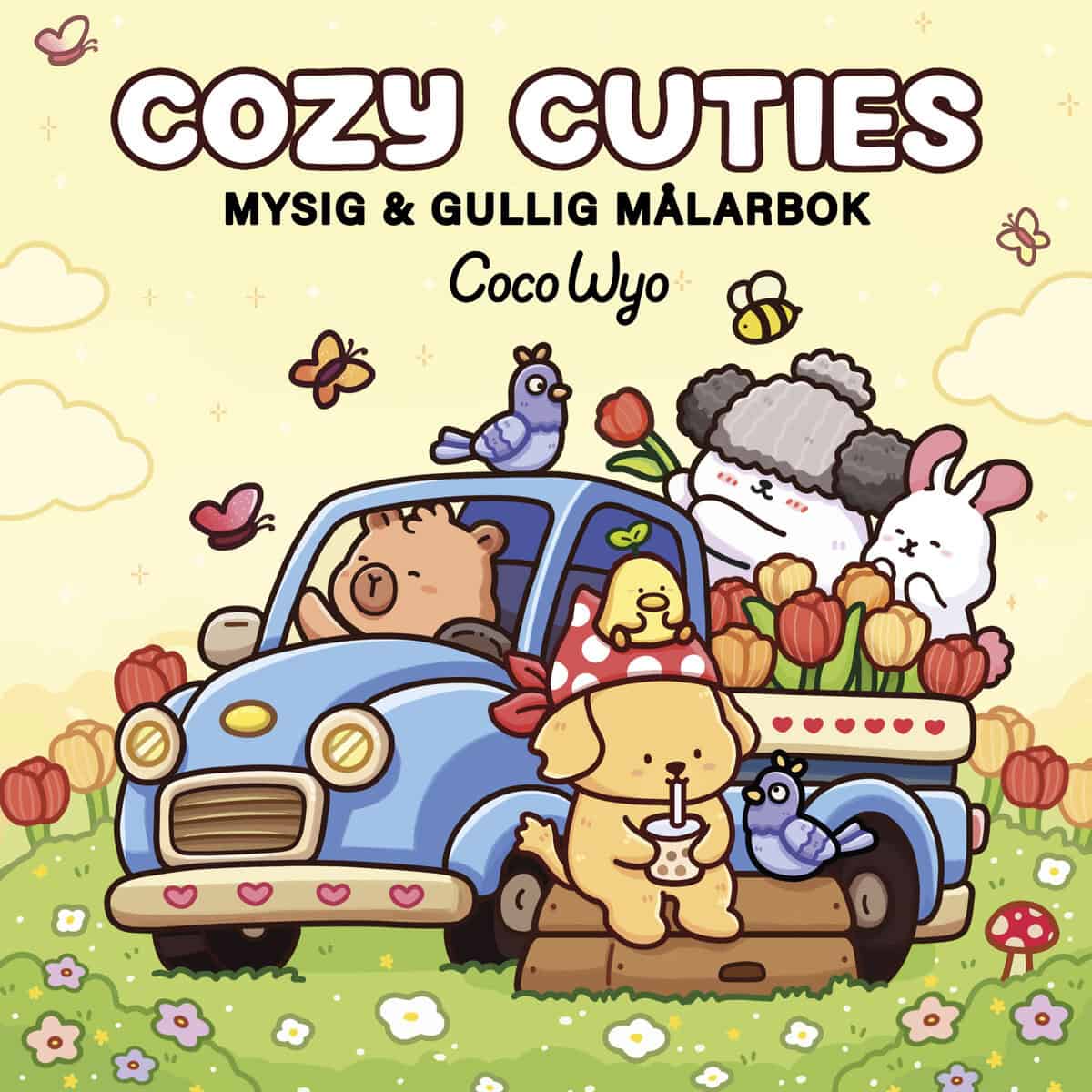 Coco Wyo : Cozy Cuties. Mysig och gullig Cozy Coloring